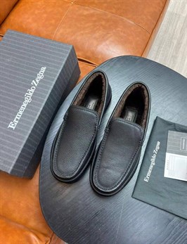 Лоферы Zegna на меху 46954