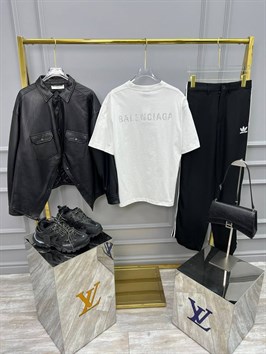 Брюки Balenciaga чёрные 55683