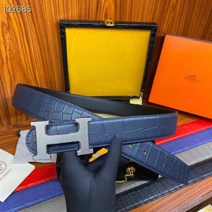 Ремень Hermes из кожи крокодила 43204