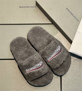 Сланцы на меху Balenciaga 55739