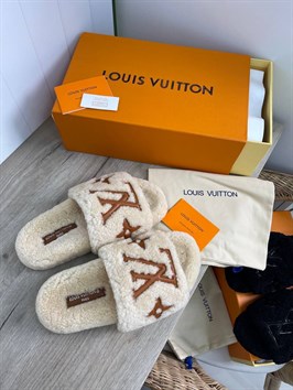 Меховые тапочки Louis Vuitton BMS-98716