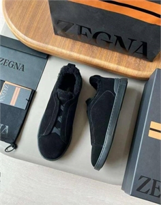 Кеды на меху  Zegna 104316