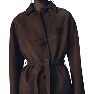 Замшевая куртка  MIU MIU 104925