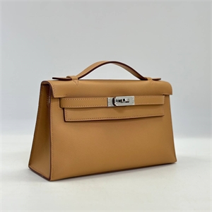 Сумка HERMES Pochette Кожа 112478 - фото 123662