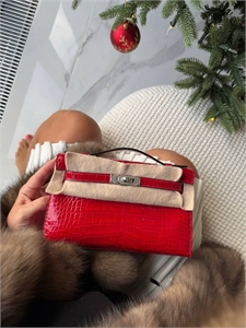 Сумка Hermes Kelly pochette из кожи крокодила 115651 - фото 138127