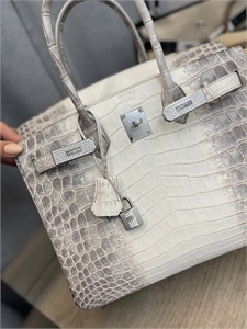 Сумка Hermes Himalaya Birkin 30см из кожи крокодила и с бриллиантами 116251
