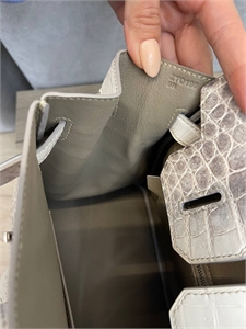 Сумка Hermes Himalaya Birkin 30см из кожи крокодила и с бриллиантами 116251