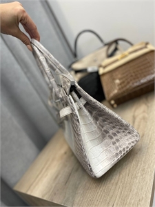 Сумка Hermes Himalaya Birkin 30см из кожи крокодила и с бриллиантами 116251