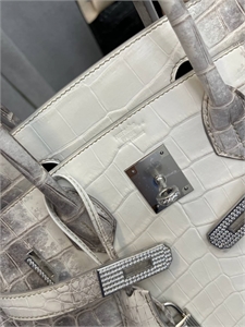 Сумка Hermes Himalaya Birkin 30см из кожи крокодила и с бриллиантами 116251