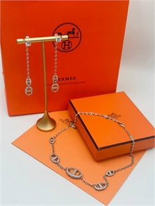 Серьги HERMES Серебро 925 п 125359_4DE03