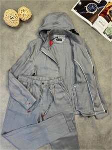 Льняной костюм KITON 132486
