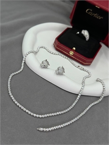 Серьги CARTIER серебро 925 п 134985