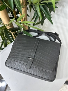 Сумка HERMES через плечо из кожи крокодила 135794 - фото 240318