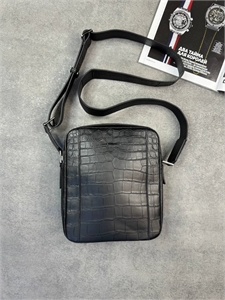 Сумка ZILLI через плечо из кожи крокодила 135797