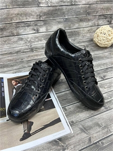 Кроссовки SR из натуральной кожи крокодила 136173 - фото 242635
