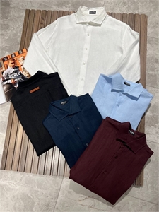 Рубашка ZEGNA (лен) 136717 - фото 244878