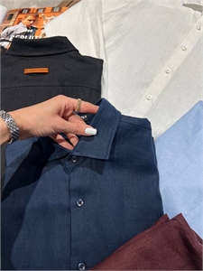 Рубашка ZEGNA (лен) 136717