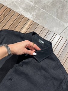 Рубашка ZEGNA (лен) 136973