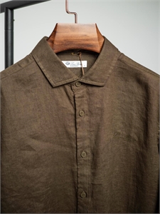 Рубашка из льна  LORO PIANA 139600