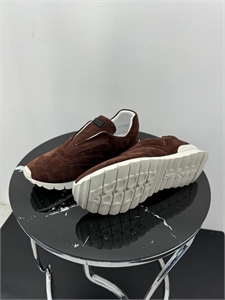 Кроссовки KITON из натуральной замши 139905