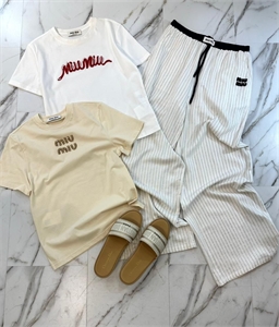 Футболка MIU MIU 141940 - фото 272373