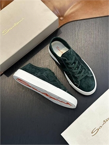 кеды SANTONI из натуральной замши 142345