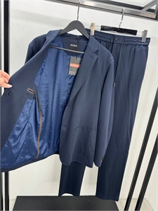 Классический костюм ZEGNA (хлопок, лён) 144276