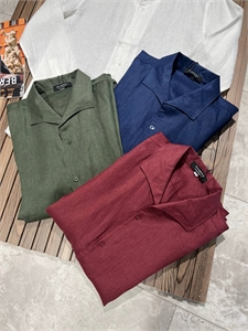 Рубашка ZEGNA (лен) 145778