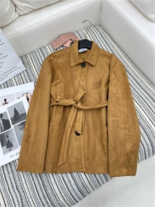 Замшевая куртка MIU MIU 148224