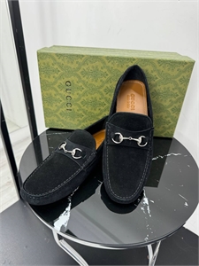 Мокасины GUCCI из натуральной замши 148287 - фото 305446