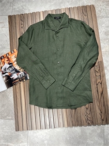 Рубашка ZEGNA (лен) 148398 - фото 306183