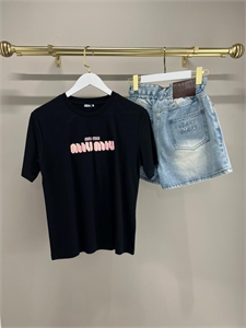 Футболка MIU MIU 149151 - фото 310115