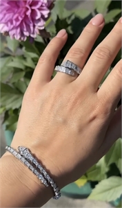 Кольцо BVLGARI один ряд 150060 - фото 313689