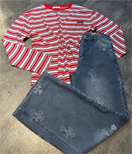 Штаны CHROME HEARTS 150473 - фото 316634