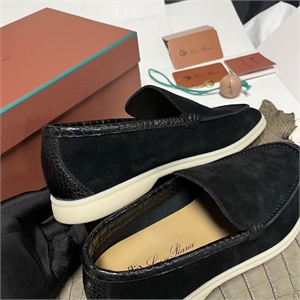 Лоферы LP со вставками крокодила 150683