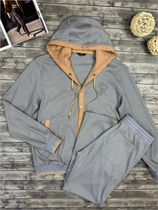 Спортивный костюм SR со вставками кожи крокодила 152272 - фото 325631
