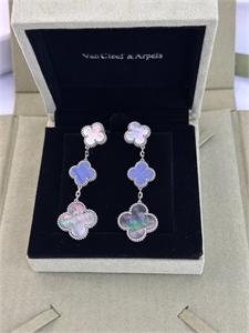 Серьги Van Cleef 3 мотива 152880 - фото 329019