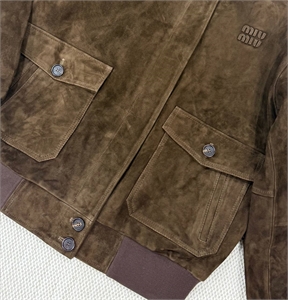 Куртка MIU MIU Натуральная замша 156313