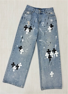 Джинсы CHROME HEARTS 158025 - фото 359272
