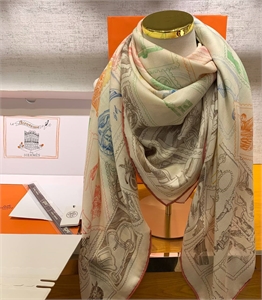 Платок HERMES Кашемир 158148