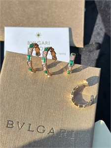 Серьги BVLGARI 2,3 см 158644 - фото 363435