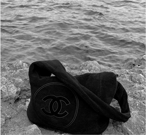 Пляжный комплект CHANEL Сумка , косметичка , полотенце 159893