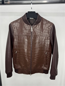 Куртка SR из кожи крокодила 163695