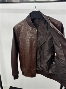 Куртка SR из кожи крокодила 163695