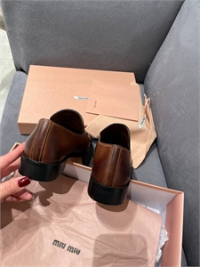 Лоферы MIU MIU 163730