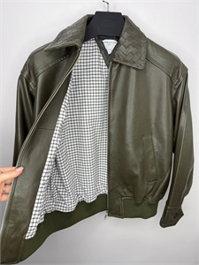 Кожаная куртка BOTTEGA VENETA 164404