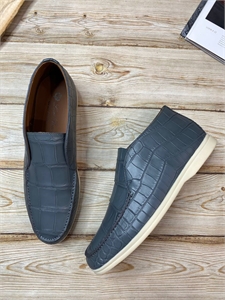 Лоферы LP из кожи  крокодила 164589