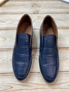 Лоферы LP из кожи  крокодила 164590