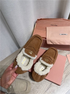 Мокасины MIU MIU 164686