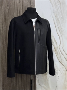 Кожаная куртка HERMES 166014